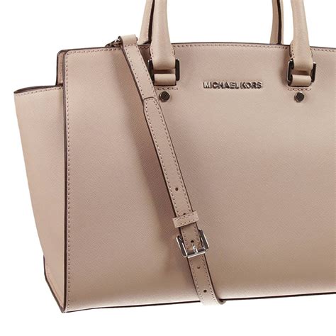 beige mk purse